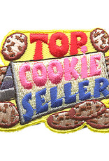 Advantage Emblem & Screen Prnt Top Cookie Seller Fun Patch /w sign and cookies