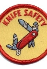 Advantage Emblem & Screen Prnt Knife Safety Fun Patch