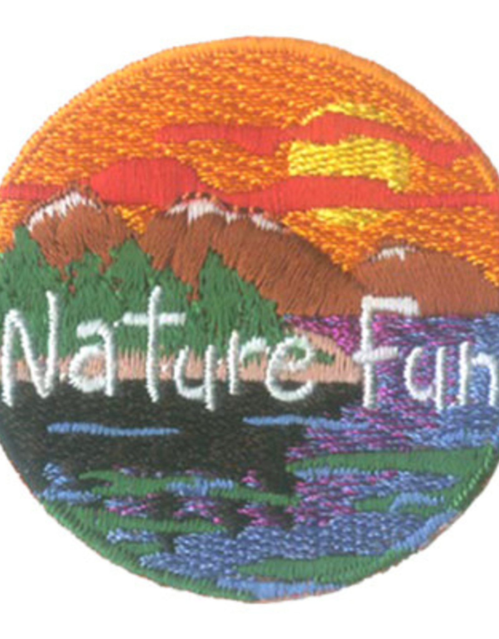 Advantage Emblem & Screen Prnt *Nature Fun Scene in Circle Fun Patch