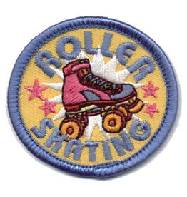 Advantage Emblem & Screen Prnt Rollerskating Circle Fun Patch