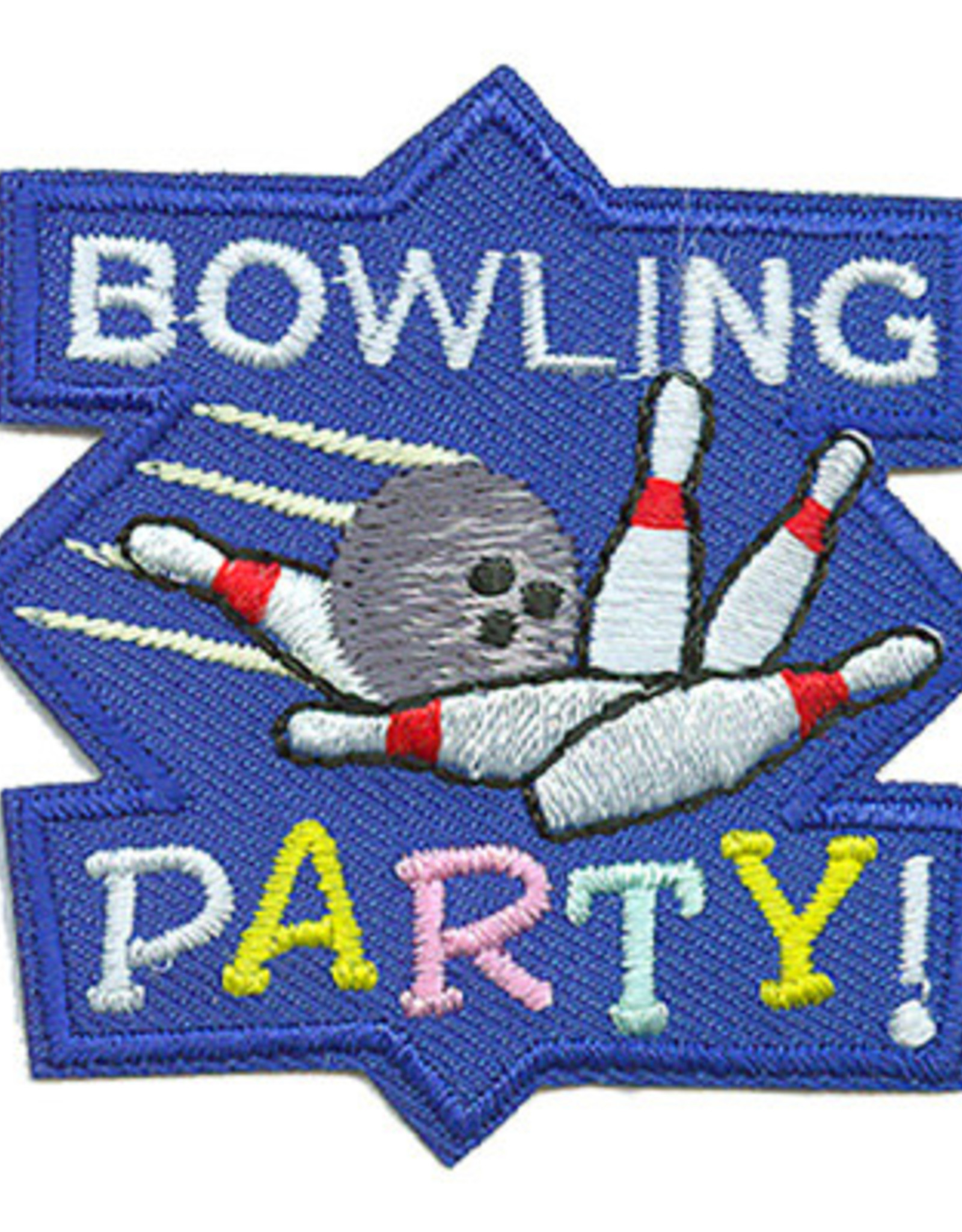 Advantage Emblem & Screen Prnt Bowling Party Fun Patch