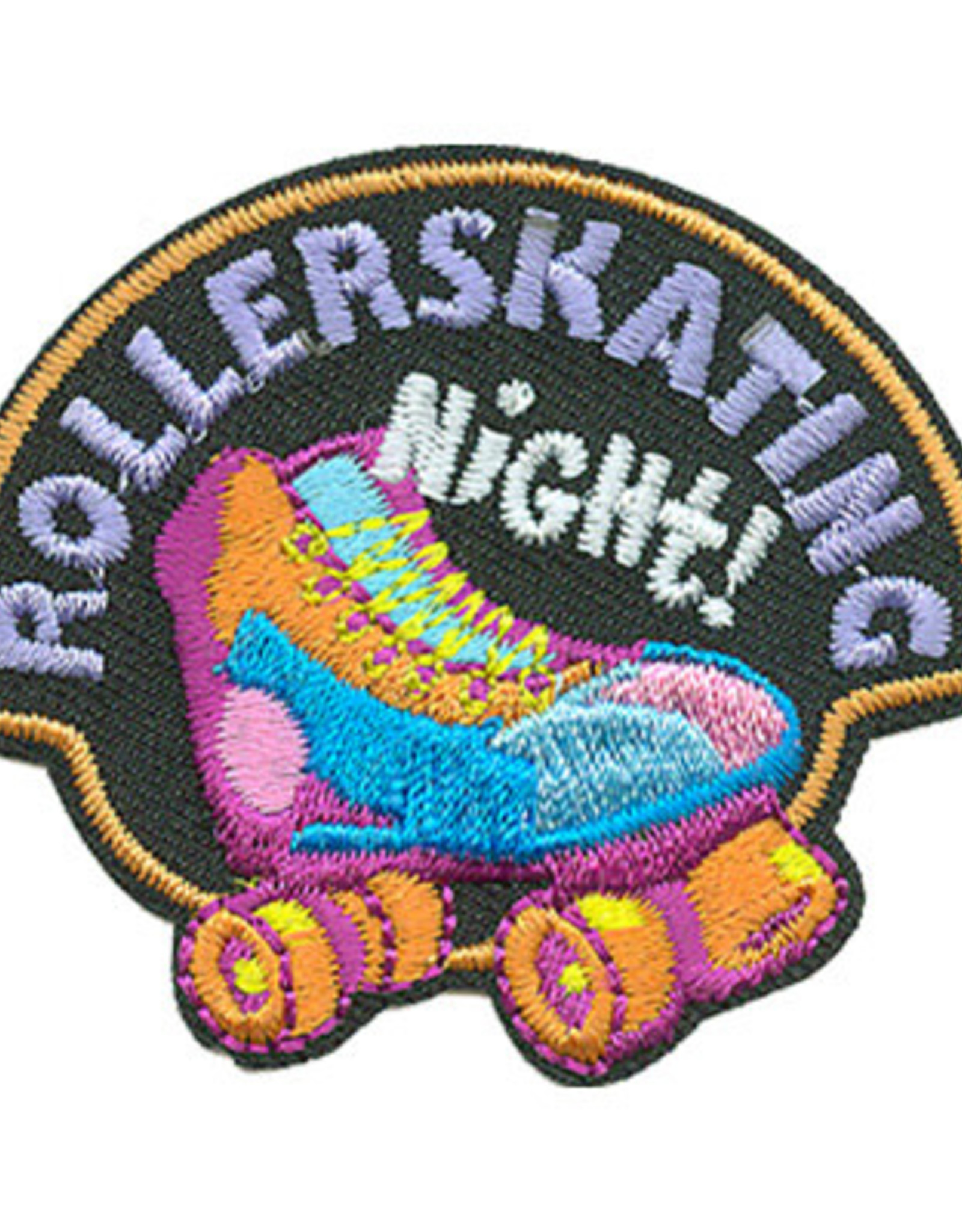 Advantage Emblem & Screen Prnt Rollerskating Night Fun Patch