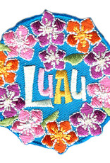 Advantage Emblem & Screen Prnt Luau Lei Flowers Fun Patch