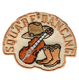 Advantage Emblem & Screen Prnt Square Dance w/ Boots & Fiddle Fun Patch