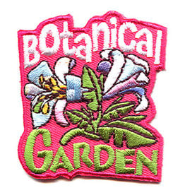 Advantage Emblem & Screen Prnt *Botanical Garden w/ Lilies Fun Patch