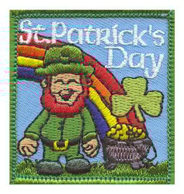 Advantage Emblem & Screen Prnt St. Patrick's Day Rainbow and Leprechaun Fun Patch