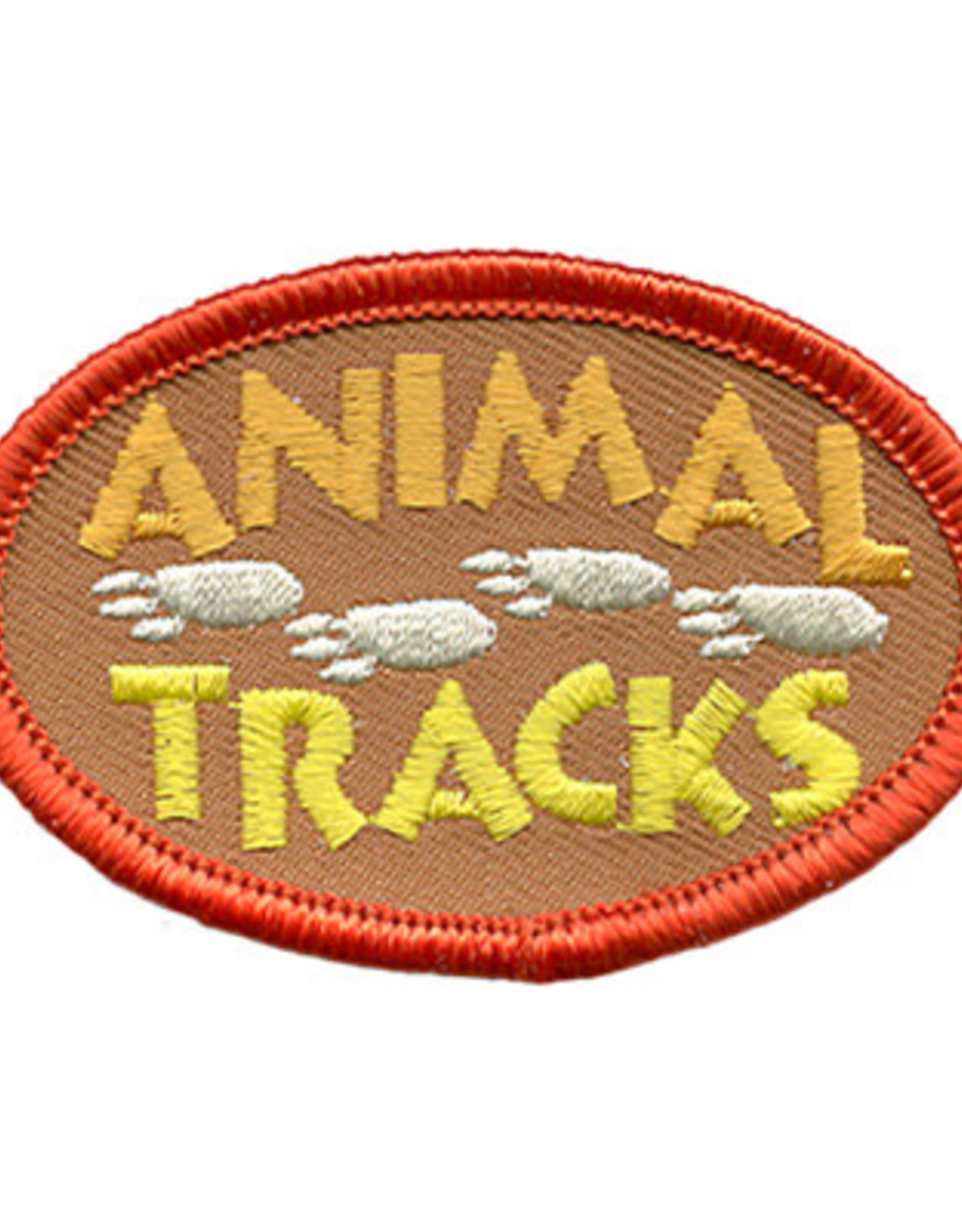 Advantage Emblem & Screen Prnt Animal Tracks Fun Patch
