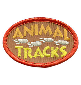 Advantage Emblem & Screen Prnt Animal Tracks Fun Patch