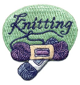 Advantage Emblem & Screen Prnt Knitting Yarn Fun Patch