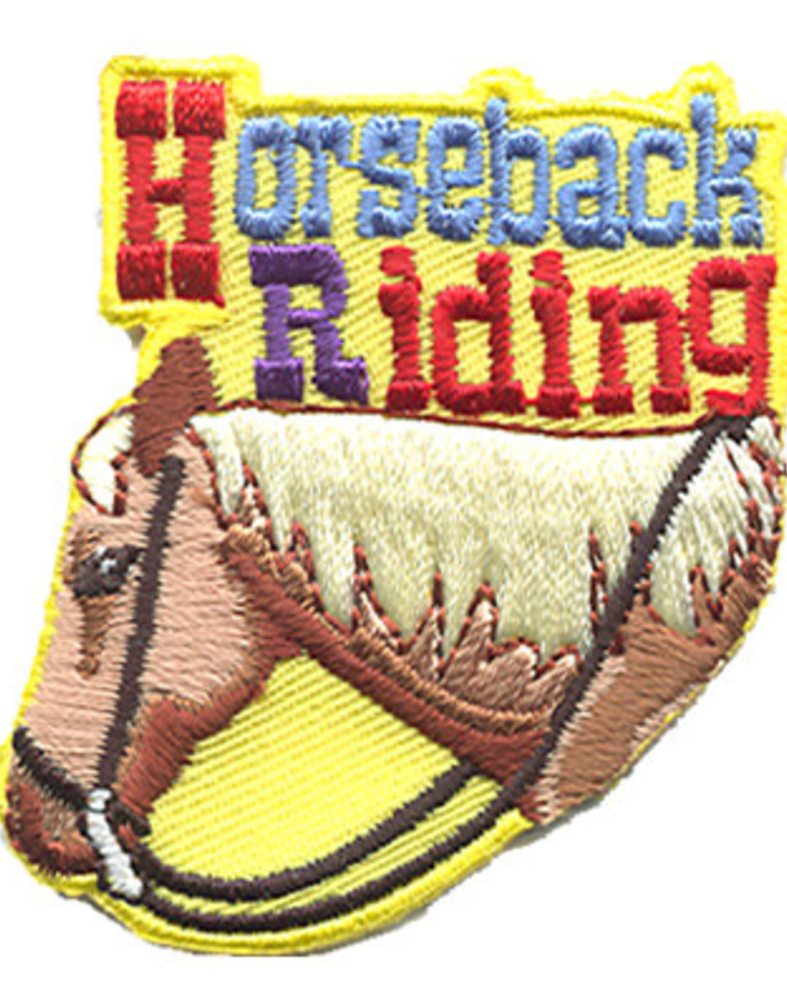 Advantage Emblem & Screen Prnt Horseback Riding (Horse Head) Fun Patch