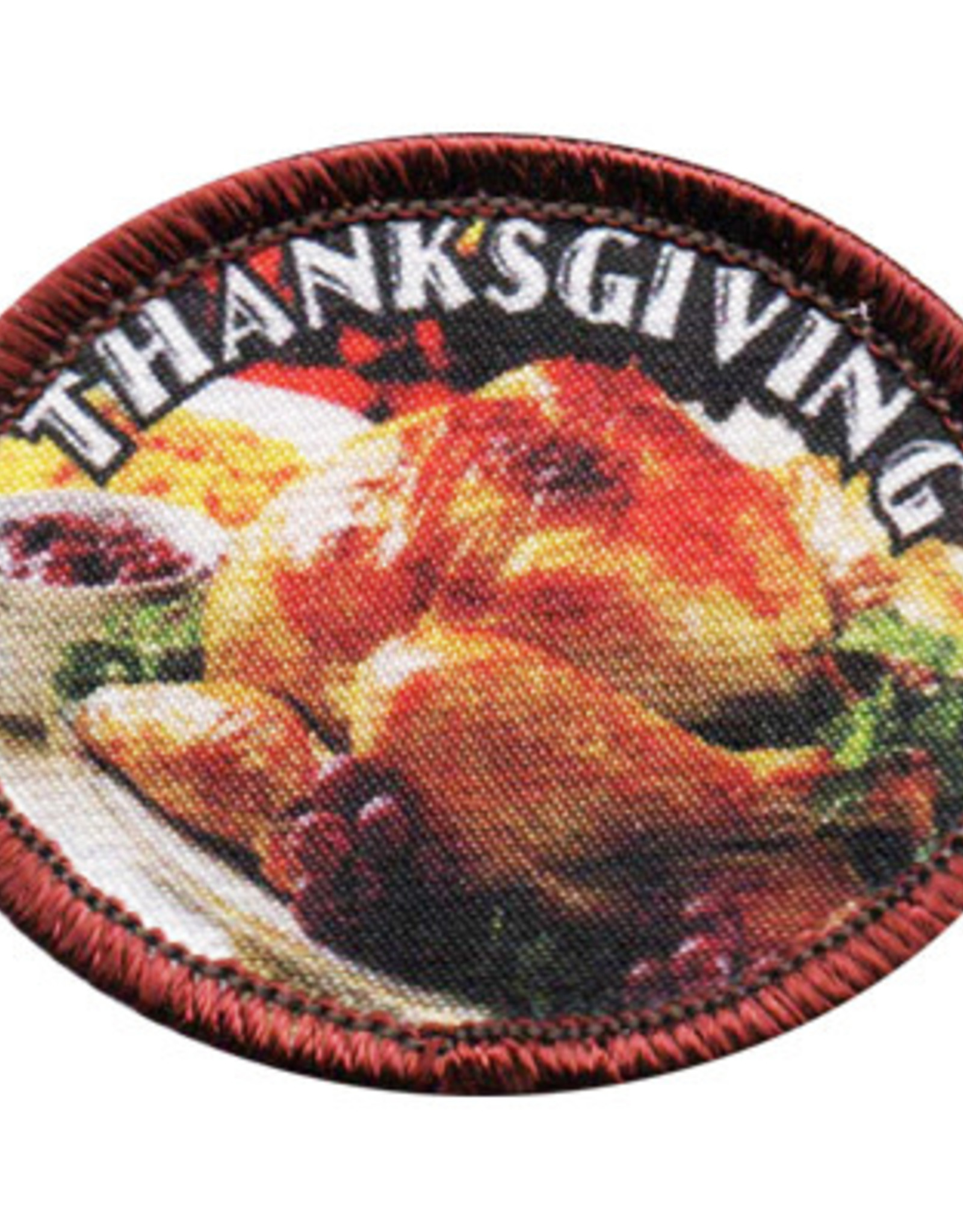 Advantage Emblem & Screen Prnt Thanksgiving Fun Patch