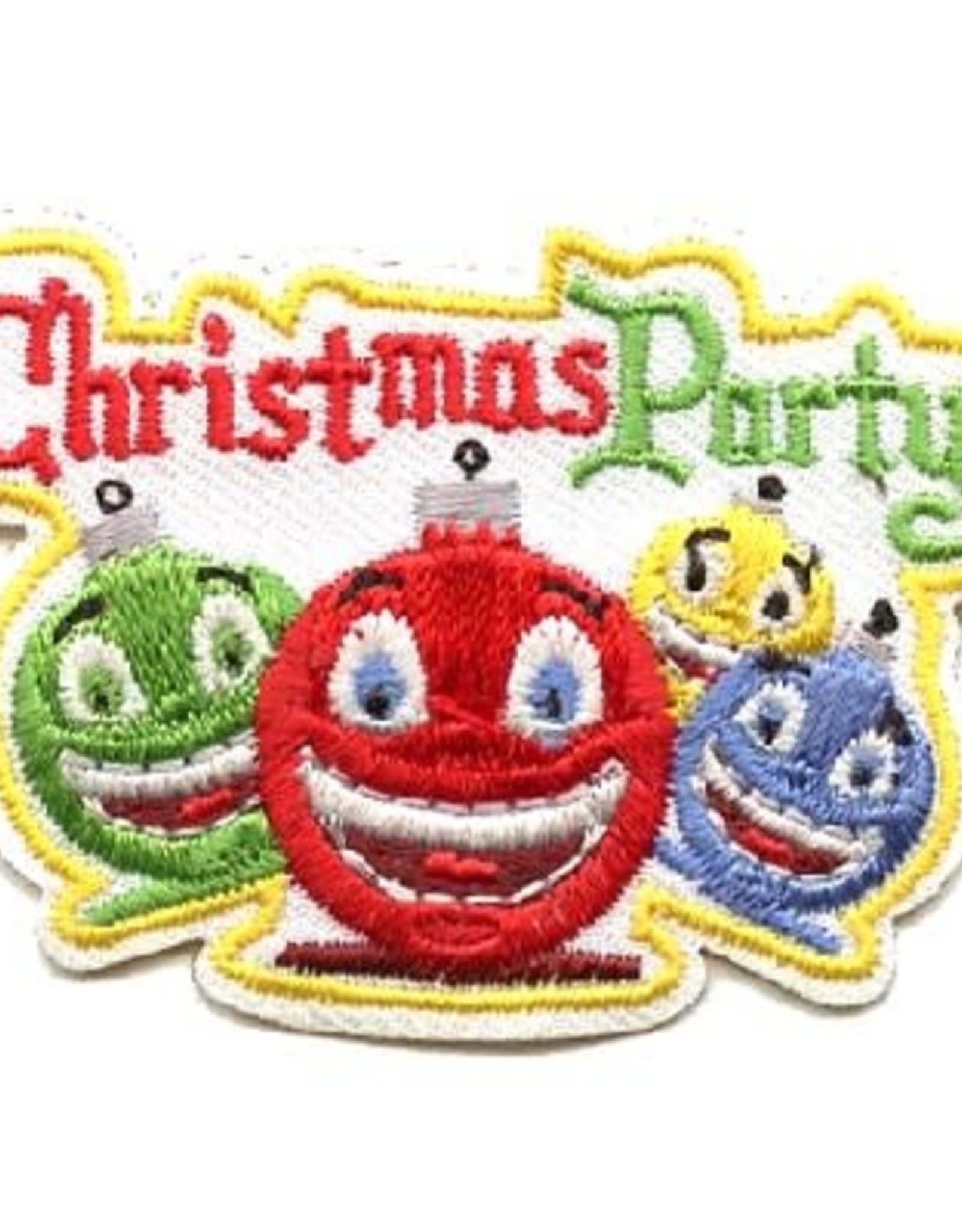 Advantage Emblem & Screen Prnt Christmas Party (Ornaments) Fun Patch