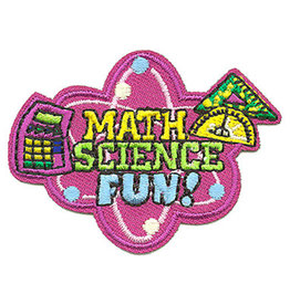 Advantage Emblem & Screen Prnt Math Science Fun Patch