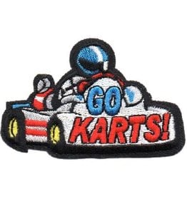Advantage Emblem & Screen Prnt Go Karts Fun Patch