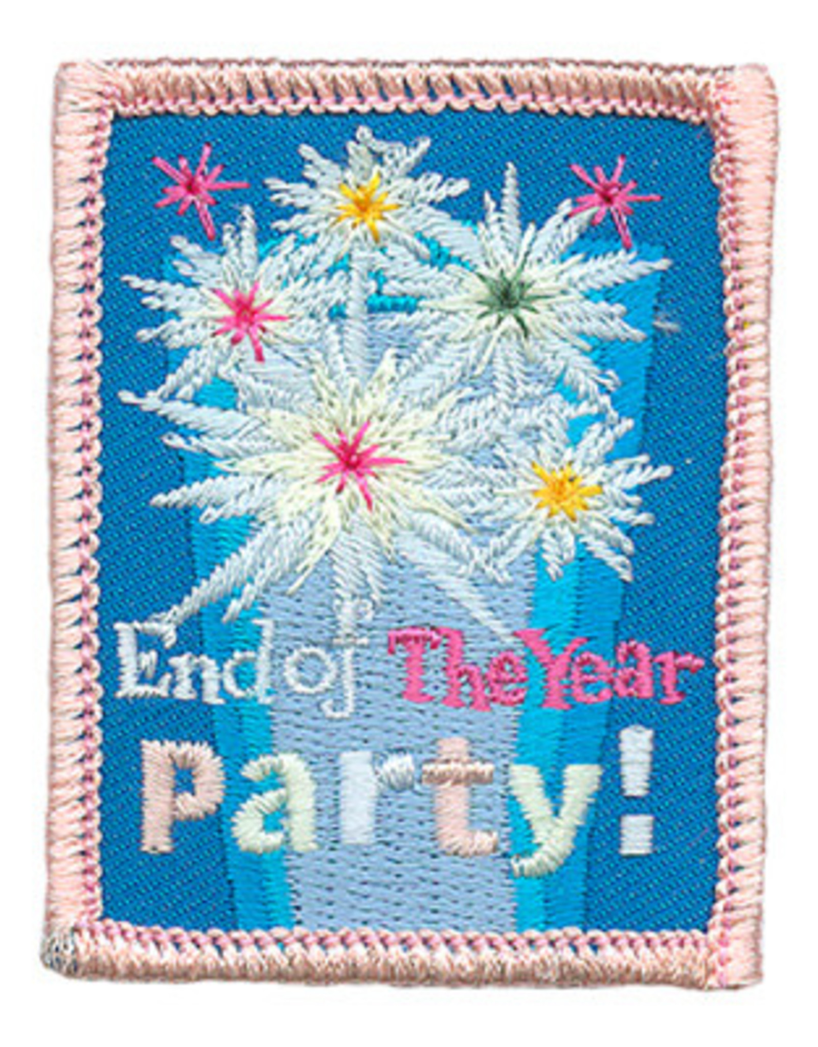 Advantage Emblem & Screen Prnt End Of The Year Party Fun Patch