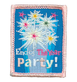 Advantage Emblem & Screen Prnt End Of The Year Party Fun Patch