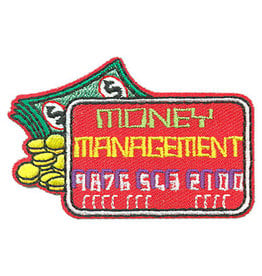 Advantage Emblem & Screen Prnt Money Management Fun Patch