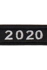 Advantage Emblem & Screen Prnt Black 2020 Year Bar Fun Patch