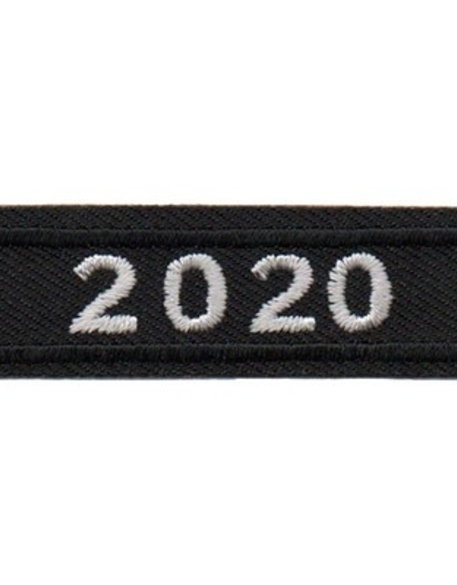 Advantage Emblem & Screen Prnt Black 2020 Year Bar Fun Patch