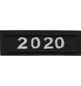 Advantage Emblem & Screen Prnt Black 2020 Year Bar Fun Patch