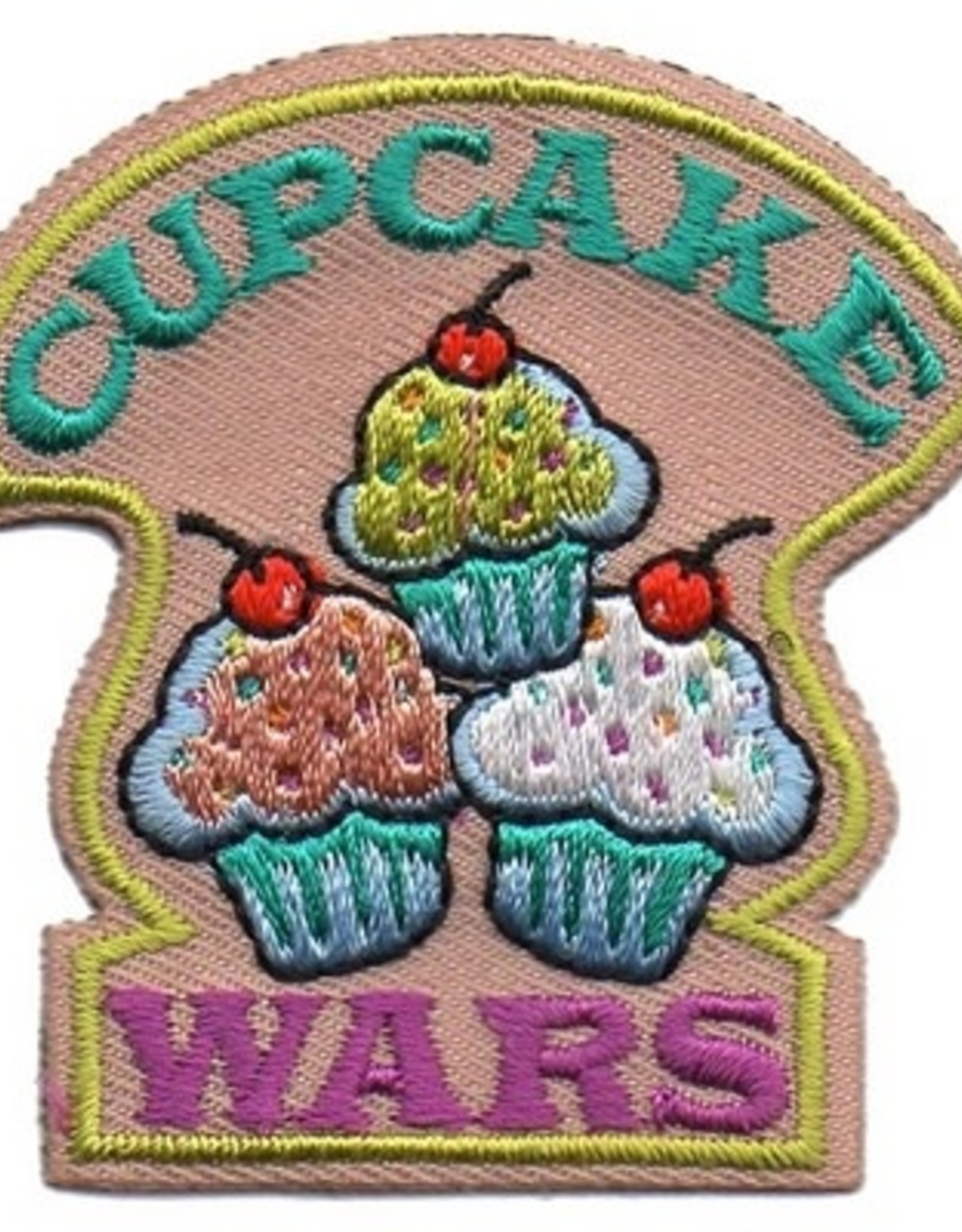 Advantage Emblem & Screen Prnt Cupcake Wars Fun Patch