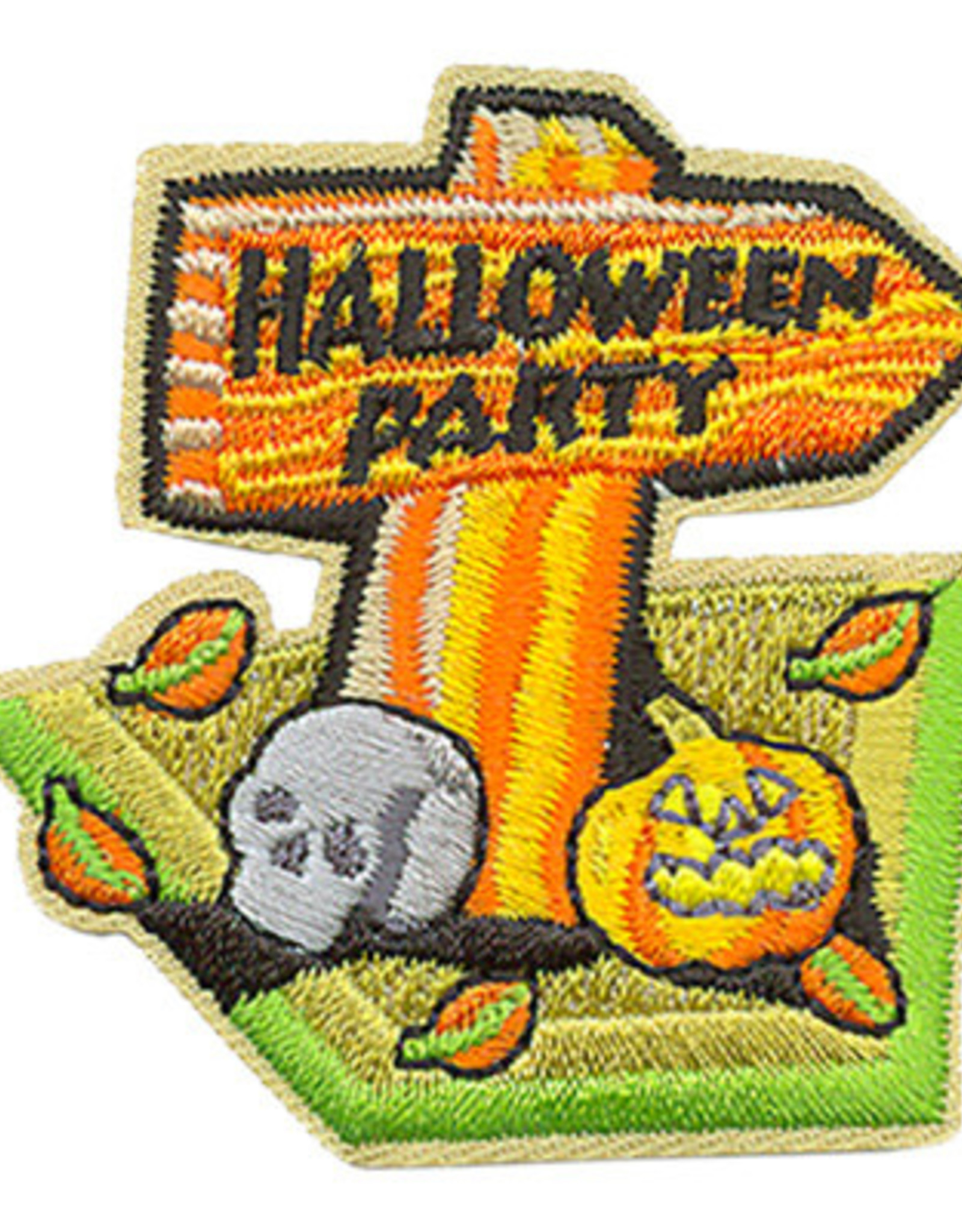 Advantage Emblem & Screen Prnt Halloween Party (Sign) Fun Patch