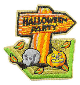 Advantage Emblem & Screen Prnt Halloween Party (Sign) Fun Patch