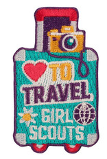 GSUSA Love To Travel Iron-On Patch