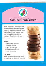 GIRL SCOUTS OF THE USA Daisy Cookie Goal Setter Requirements Pamphlet