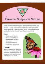GIRL SCOUTS OF THE USA Brownie Shapes In Nature Requirements Pamphlet