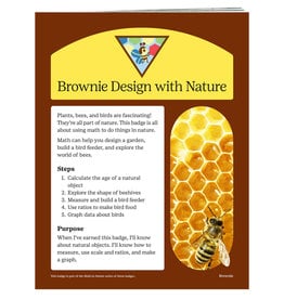 GIRL SCOUTS OF THE USA Brownie Design With Nature Requirements Pamphlet