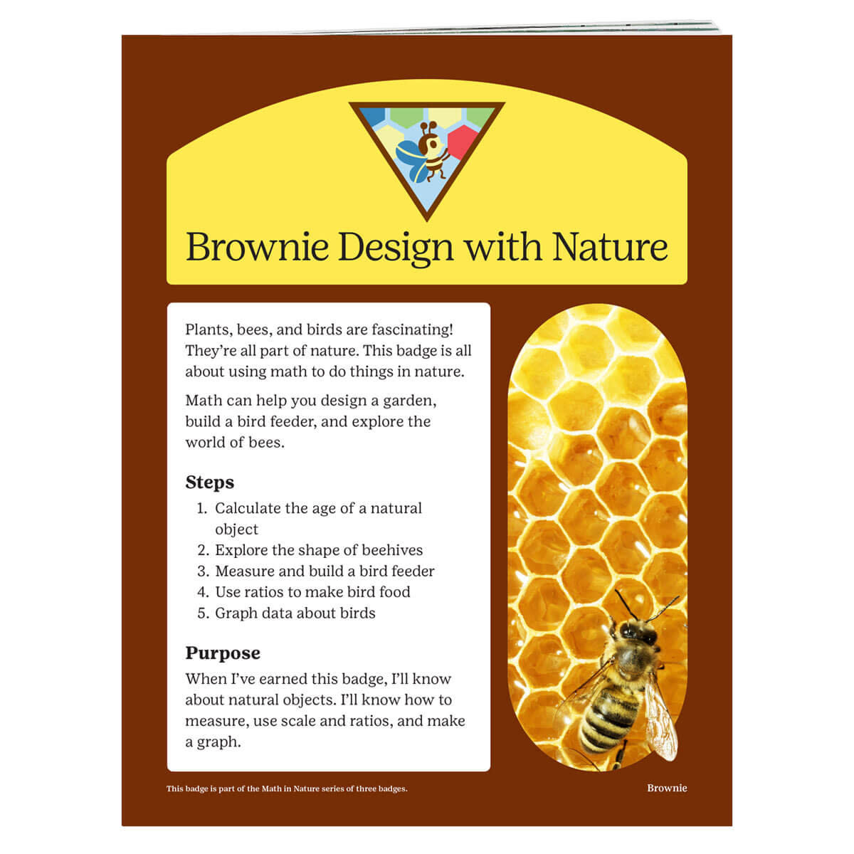 Brownie Design With Nature Requirements Pamphlet Girl Scouts of
