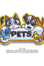 snappylogos Snappylogo Pets /w bone Fun patch (8202)