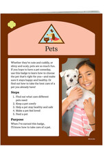 GSUSA Brownie Pets Badge Requirements Pamphlet