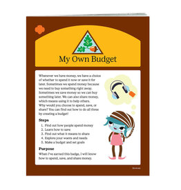 GSUSA Brownie My Own Budget Badge Requirements Pamphlet