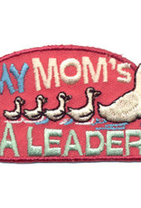 Advantage Emblem & Screen Prnt My Mom's A Leader w/ Ducks Fun Patch