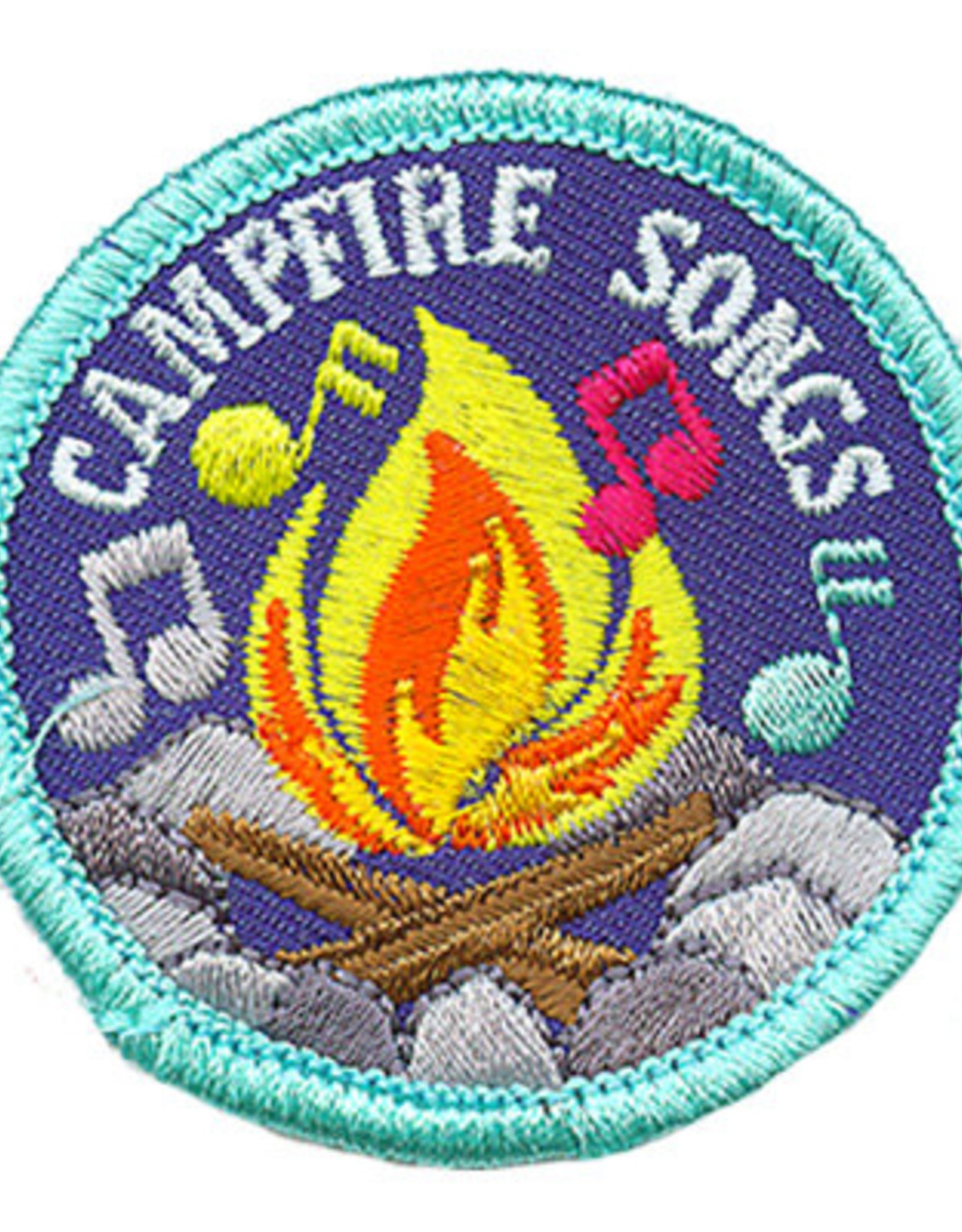 Advantage Emblem & Screen Prnt Camp Fire Songs Fun Patch