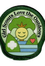 GIRL SCOUTS OF THE USA ! 2022 Girl Scouts Love the Outdoors Sew-On Patch