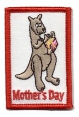 Advantage Emblem & Screen Prnt Mother's Day (Kangaroo) Fun Patch