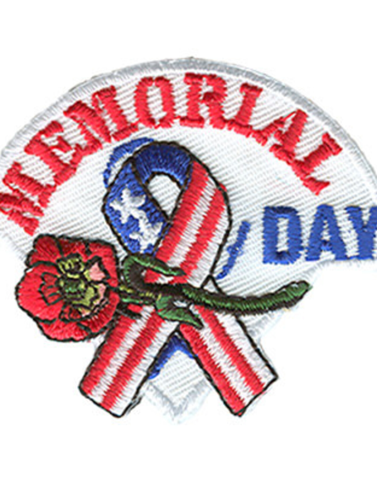 Advantage Emblem & Screen Prnt Memorial Day (Ribbon) Fun Patch