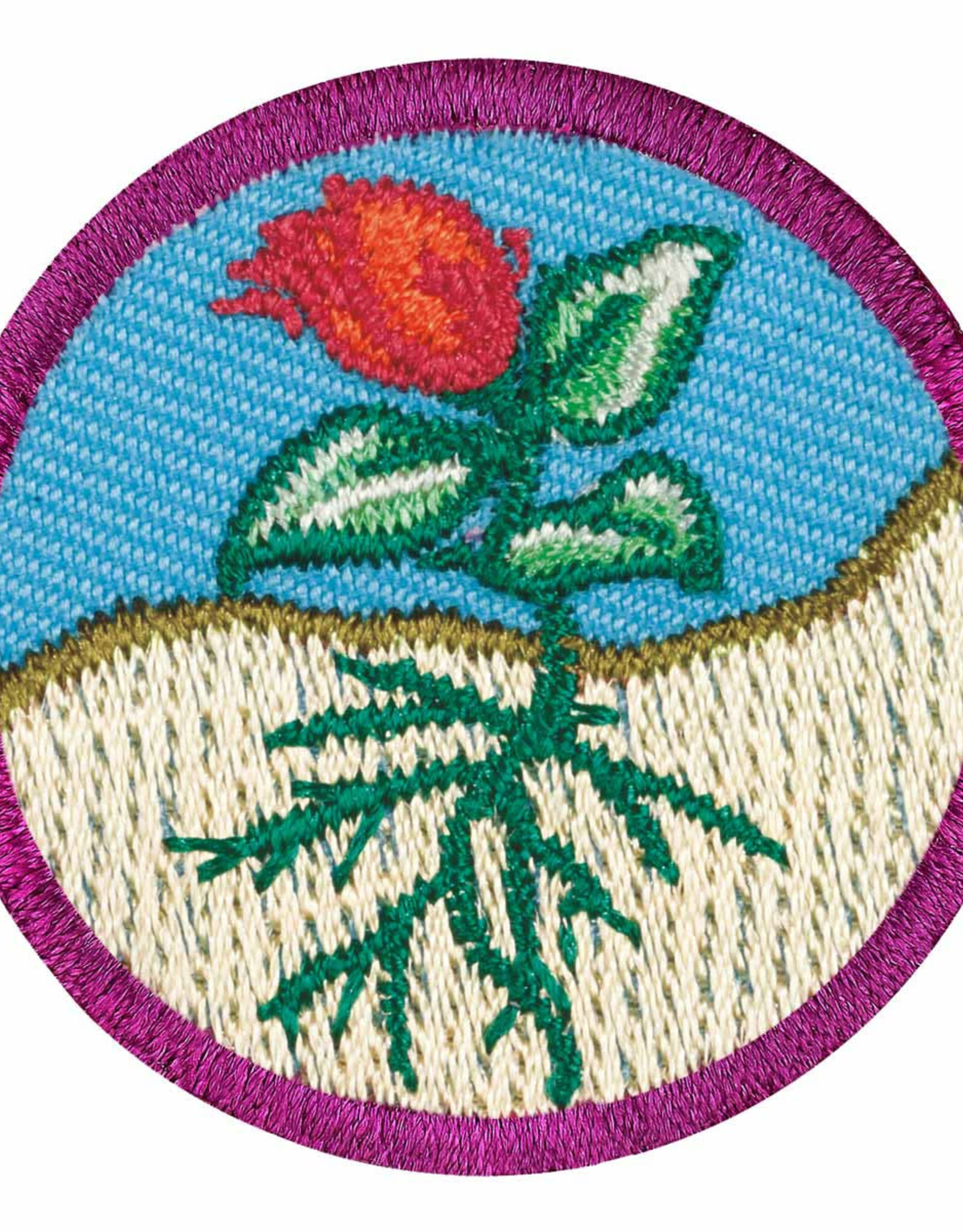 GIRL SCOUTS OF THE USA Junior Flowers Badge