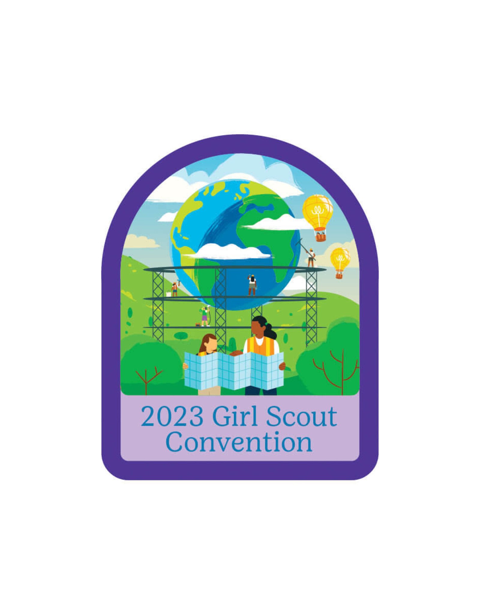 GSUSA 2023 Convention Patch Girl Scouts of Silver Sage Council Online