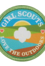 GSUSA 2023 Girl Scouts Love the Outdoors Sew-On Patch