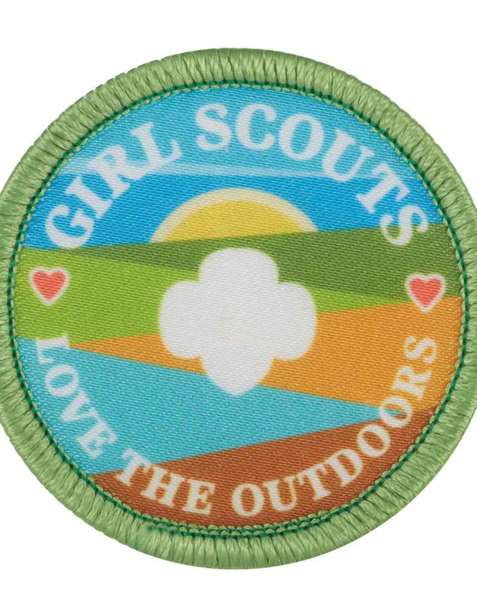 GSUSA 2023 Girl Scouts Love the Outdoors Sew-On Patch