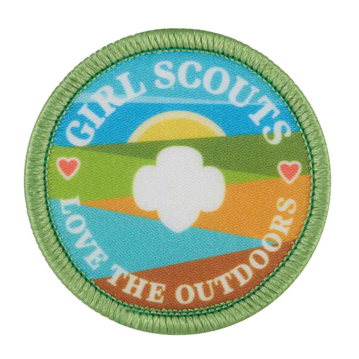 2023 Girl Scouts Love The Outdoors Sew On Patch Girl Scouts Of Silver Sage Council Online Store 0757