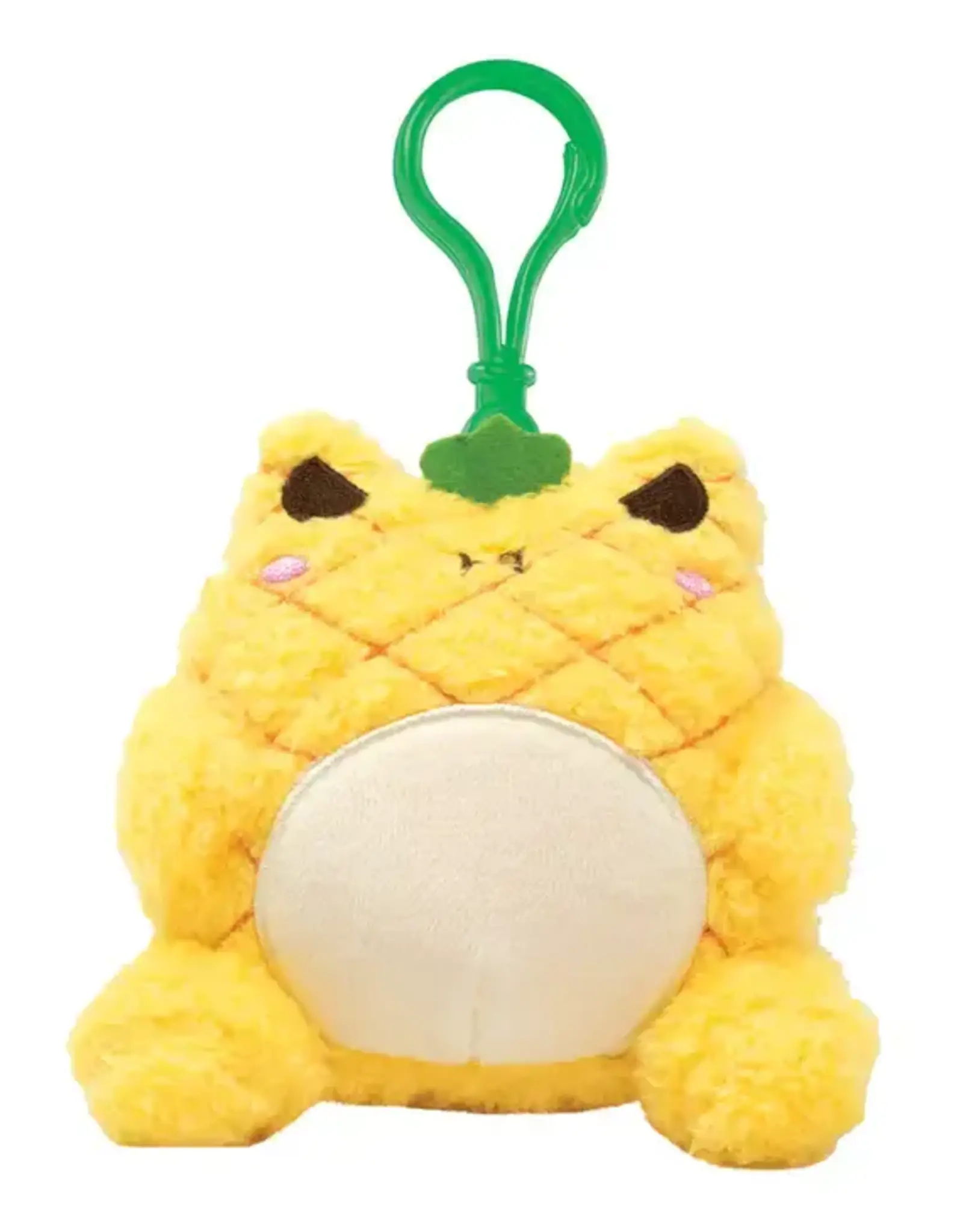 Cuddle Barn Mini Pineapple Frog Plush Keychain