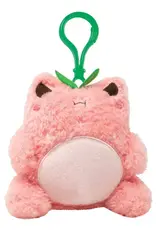 Cuddle Barn Mini Strawberry Frog Plush Keychain
