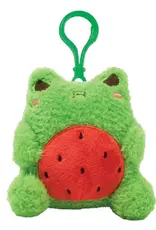 Cuddle Barn Mini Watermelon Frog Plush Keychain