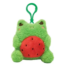 Cuddle Barn Mini Watermelon Frog Plush Keychain