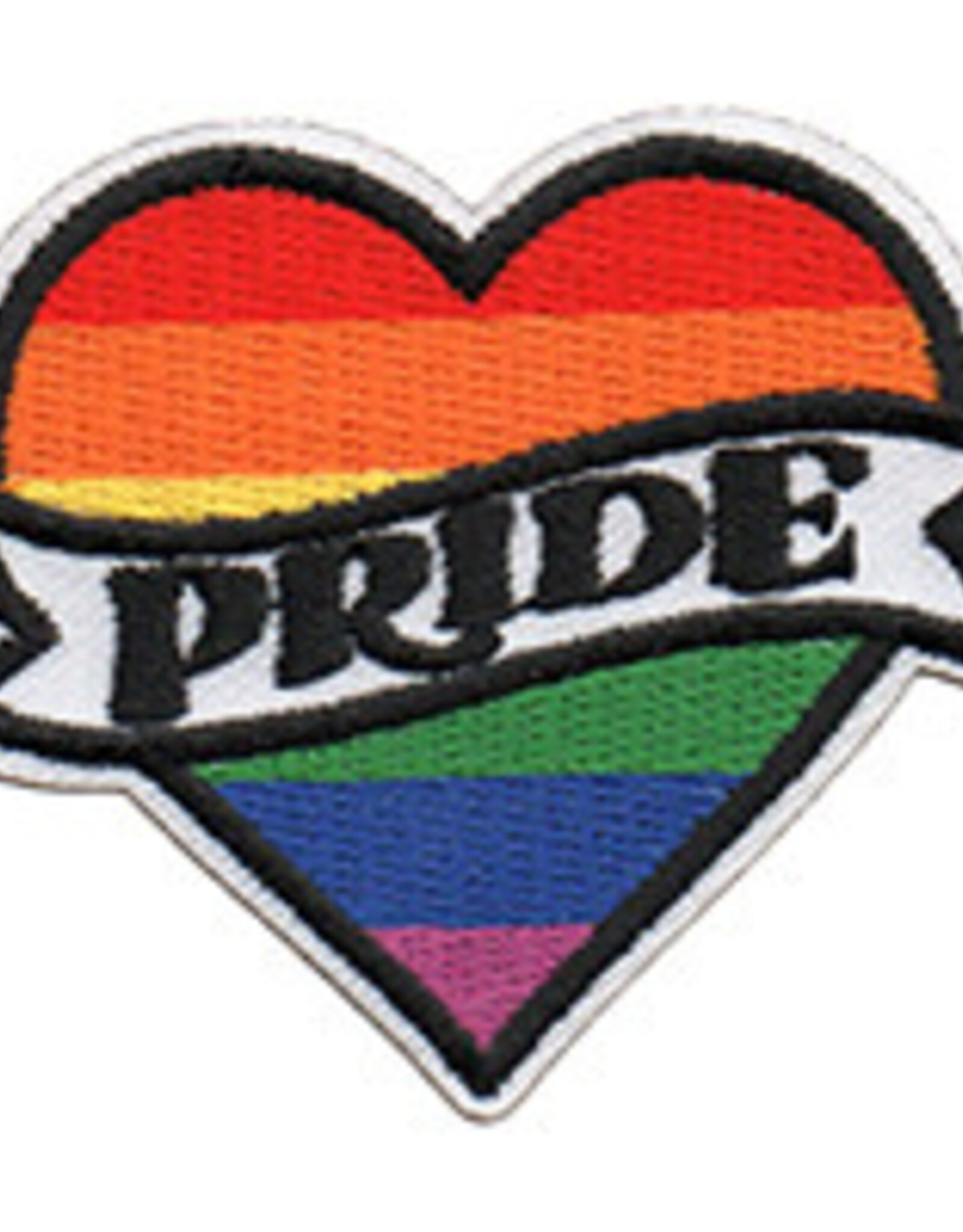 Advantage Emblem & Screen Prnt Pride Heart Fun Patch